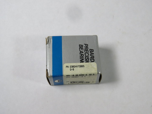 Barden Precision 2302HX7DB65 Thrust Bearing 41.62x13.91x12.41mm 2-Pack  NEW