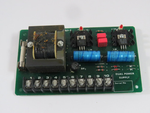 Saftronics CA141-1 Dual Power Supply Board  USED