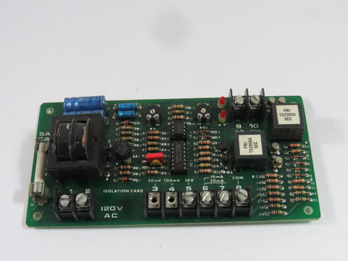 Saftronics CA202-1 Isolation Board  USED