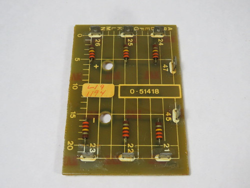 Reliance Electric 0-51418 Circuit Board  USED