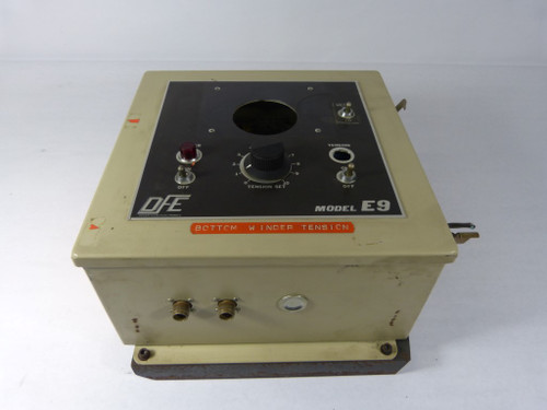Dover Flexo E9-I Tension Control System 117/60V 0.5amp  AS IS