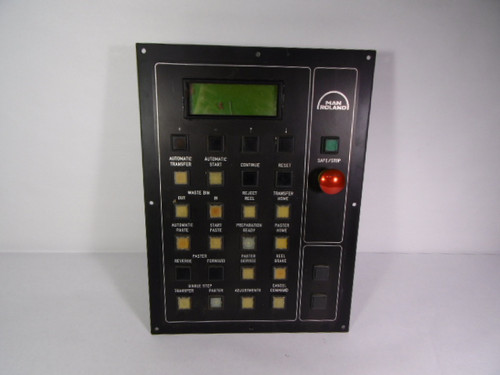 EAE/Man Roland FPR2-OP Assembly Pushbutton Operator Panel  AS IS