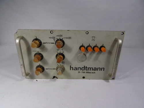 Handtmann D-795 Biberach GF3 Operator Control Station AS IS
