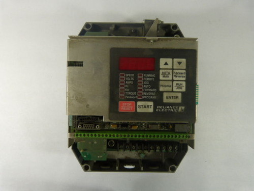 Reliance 5V4451 GV3000 AC Drive 5HP NEMA 4x/12 460V No Cover  AS IS