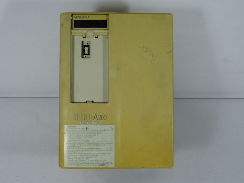 Mitsubishi FR-A220-5.5K-UL Inverter Drive 7.5HP 3Ph 208-230VAC  AS IS