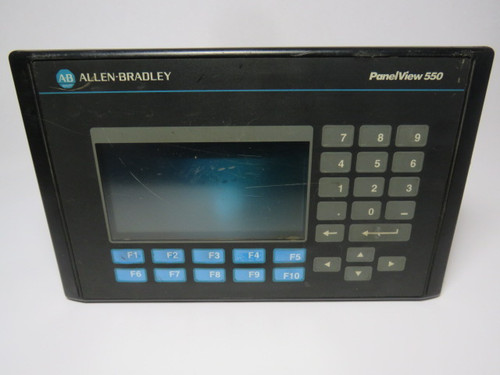Allen-Bradley 2711-K5A2 Panelview 550 Ser. A *MISSING PIECES*  AS IS