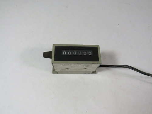 Veeder-Root 0744396-012 6-Digit Electromechanical Counter 230VAC  USED