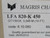 Magris Chains LFA820-K450 Table Top Chain 10FT 4-1/2" Width *SEALED* NEW