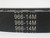 Generic 966-14M-20 Timing Belt 966mm L x 20mm W x 14mm P NOP