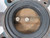 Keystone 1020 Lug-Style Butterfly Valve 3" Bronze Disc C/W Handle CHIPPED USED