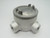 Crouse-Hinds EABX16-SA Conduit Outlet Box W/ Cover 1/2" NEW