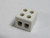 Tekuplast 1-112-2 Porcelain Terminal Block 2-Pole 2.5mm 250V 140-Pack NEW