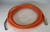 Electrozad Supply BCI-PUR-XXFPMF-14S-030 Orange Servo Cable 30' USED
