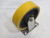 Generic B1037PFPB Rigid Yellow Caster Wheel Cast Iron Core 200mm Dia USED