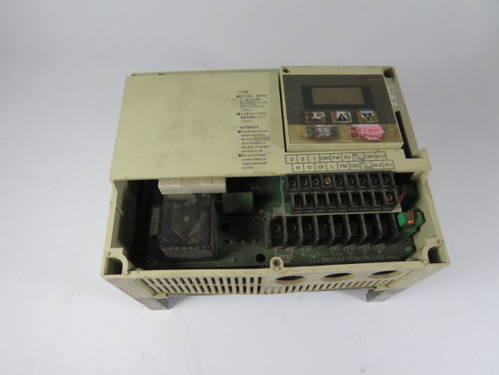 Hitachi J100-037LFU AC Drive *Missing Bottom Front Plate*  USED