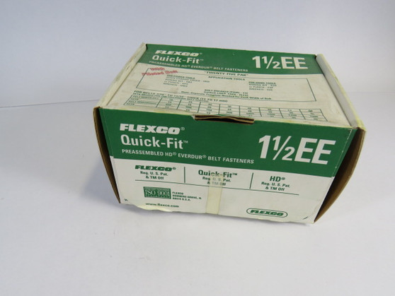 Flexco 1-1/2EE Preassembled HD Everdur Belt Fasteners Pack of 25  NEW