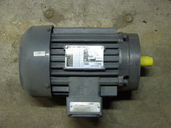 US Motors ELP2P1G 2HP 3525RPM 575V 145T TE 3Ph 2.2A 60Hz USED