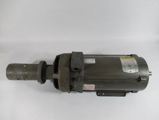 Baldor 2HP 1750rpm 180V 145TC TEFC 9.6A c/w Tachometer 100V@1000rpm USED