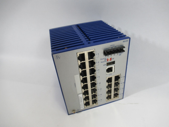 Hirschmann RS20-1600T1T1SDAEHH05.0.02 16 Port RS20 Network Rail Switch USED
