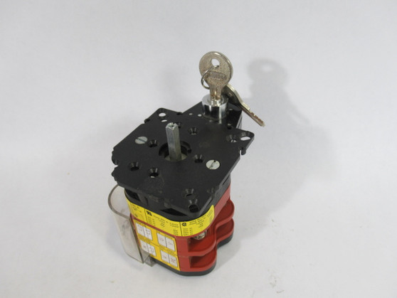 Electra E-VN323 Locking Cam Switch Base 45A 660VAC *Crack to Top Plate* USED
