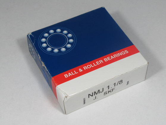 J. SKF NMJ1.1/8 Double Row Self-Aligning Bearing 2-13/16"D 1-1/8"ID 13/16"W NEW