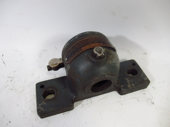 Fafnir 6892 2-Bolt Open Ended Fixed Bearing Unit 1.0815"ID Cast Iron USED