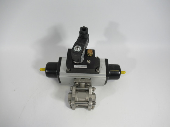 Assured Automation B36NRX08SCE3B SS Ball Valve w/Pneumatic Actuator 3/8" NOP