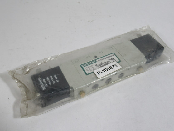 Numatics L11BB452O000030 Double Solenoid Air Pilot 1/8" NPT 4 Way ! NWB !