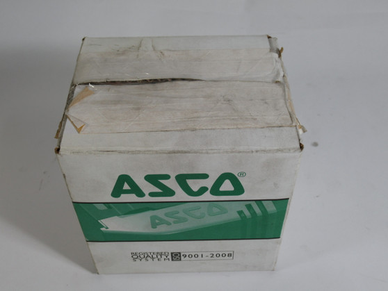 Asco 8210P35 2-Way Solenoid Valve 12-24VDC 3/4" 150 psi NEW