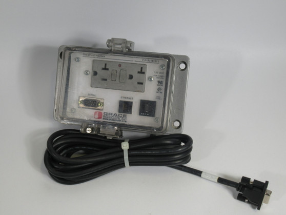 GracePort P-P1R2-M3RF3 Panel Interface Connector w/Cable 3A 120VAC USED
