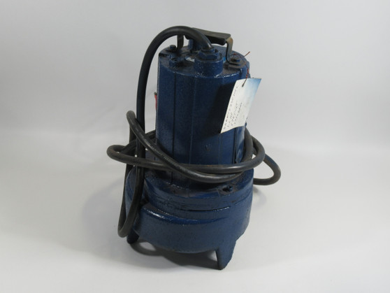 Barnes 2SE-1054L Submersible Sewage Ejector Pump 1HP 1750RPM 575V USED