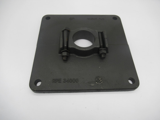 Generic RPE-34000 Steel Mounting Plate 11"x11" Frame 2-1/2" Bore USED