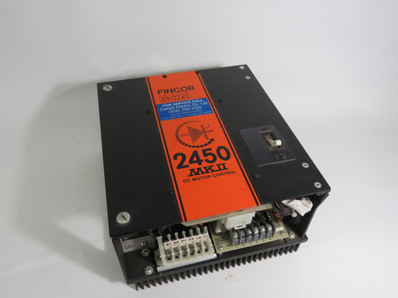 Fincor 2453 DC Drive 5HP 180V 25/30A AS IS