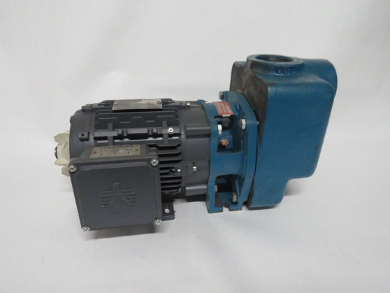 Crane Burks 138882 Pump C/W Techtop 1HP 3470RPM 575V 56J 3Ph 60Hz USED