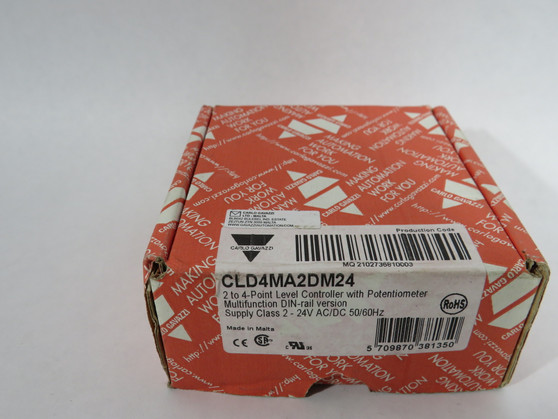 Carlo Gavazzi CLD4MA2DM24 2-4 Point Level Controller w/Potentiometer NEW