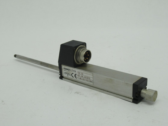 Novotechnik 002372 Position Transducer w/ Return Spring 50mm USED