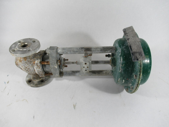 Fisher Controls Co 1250R-GL-1 Flanged Valve Actuator Body Size 1" USED