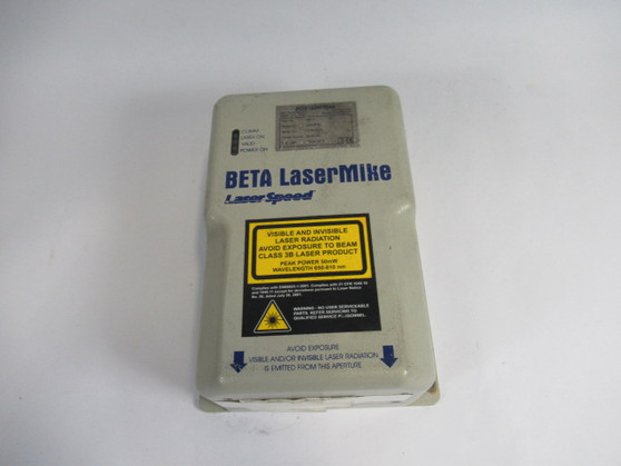 Beta LaserMike 85816 Model 4000-303L Non-Contact Length & Speed Gauge AS IS