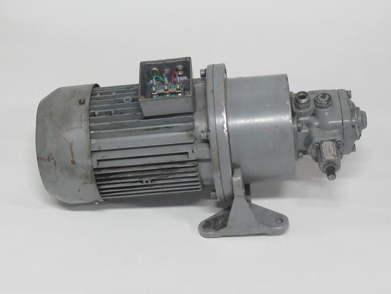 Berarma 02-PVS1-20-FHR-M Vane Pump C/W Eldrive Motor 5.5kW 1430-1716RPM USED