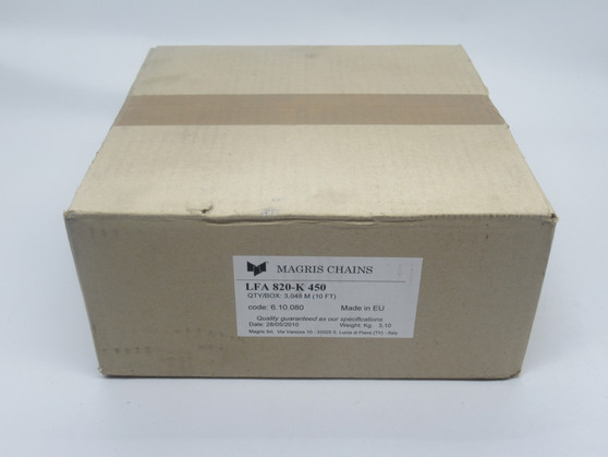 Magris Chains LFA820-K450 Table Top Chain 10FT 4-1/2" Width *SEALED* NEW