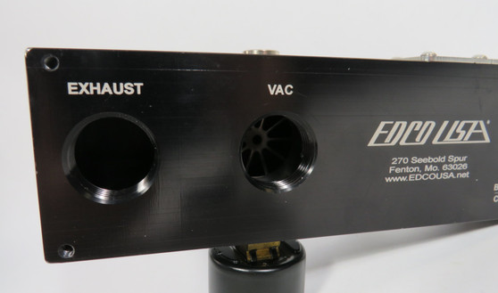 Edco Z-078 Vacuum Switch w/Gauge -30~0 in HG and -10~0 bar Range SHELF WEAR USED