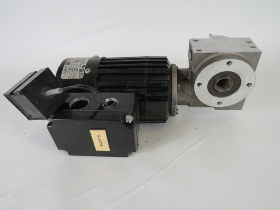 Bodine 0.09kW 1700RPM 575V 0.46A 60Hz C/W Speed Reducer & Motor Suppressor USED