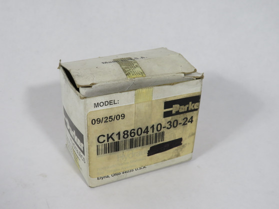 Parker CK1860410-30-24 Solenoid Coil Kit 24VDC 30W DAMAGED BOX NEW