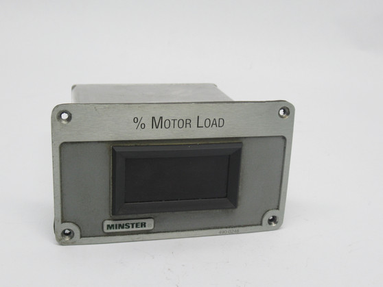 Minster 490-0248 % Motor Load Panel Meter USED