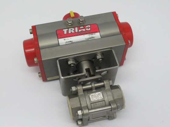 Triac Controls 2R40DA Pneumatic Actuator 40A 150PSi USED