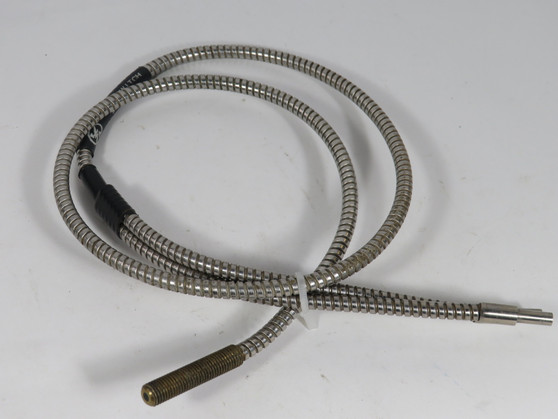 Electronics Corp. 99-32-1 Glass Fiber Optic Cable Reflective 36" No Washers USED