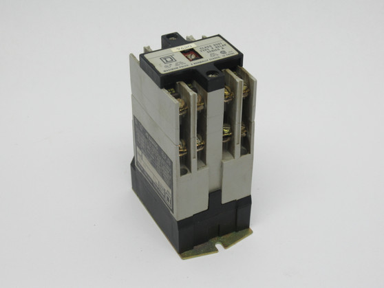 Square D 8501XO60V02 Form 9620 Control Relay 110V@50Hz 120V@60Hz Ser.A USED