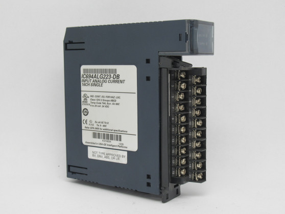 GE Fanuc IC694ALG223-DB Analog Current Input Module 16-Ch MISSING DOOR USED