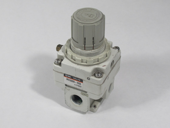 SMC IRV3000-N03 Vacuum Regulator 3/8" NPT -100-1.3kPa USED
