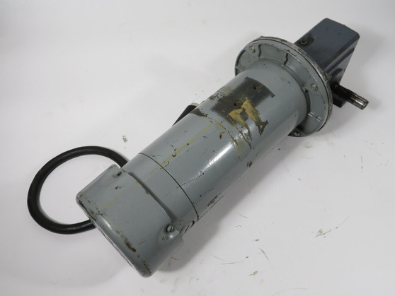 Boston Motor 3/4HP 1725rpm 180ARMV TEFC LABEL DMG UNKNOWN GEAR REDUCER USED
